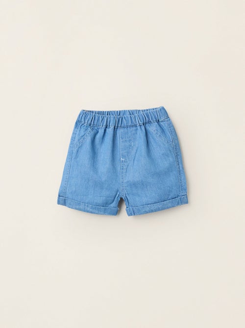 Short en Jean Léger en Coton - Kiabi