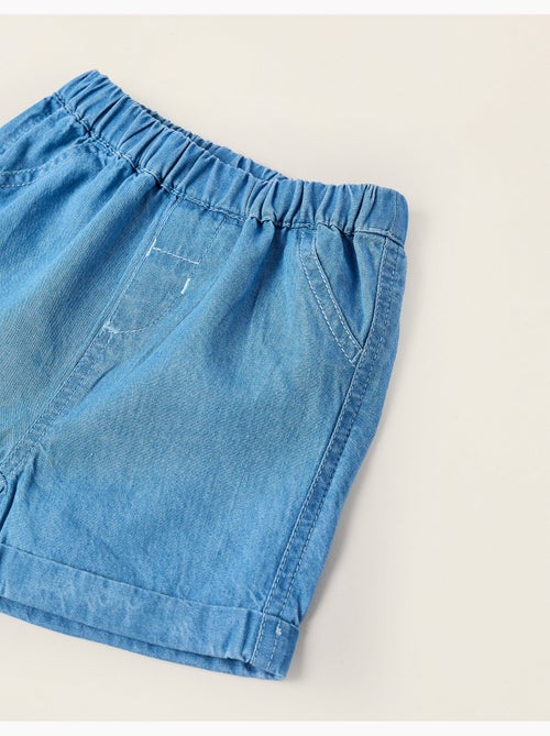 Short en Jean Léger en Coton - Kiabi