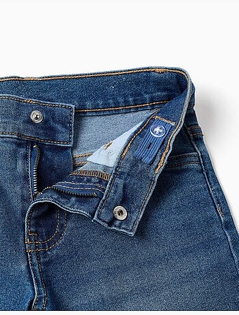 Short en jean midi avec cinq poches