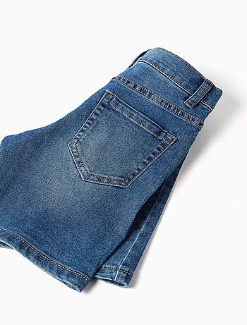 Short en jean midi avec cinq poches