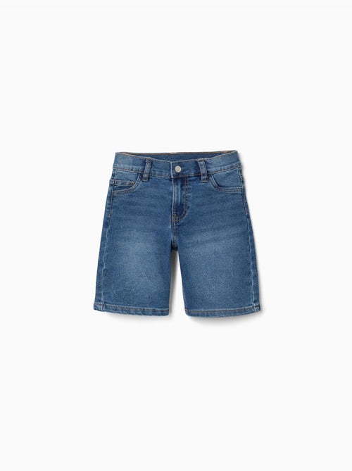 Short en jean midi avec cinq poches - Kiabi