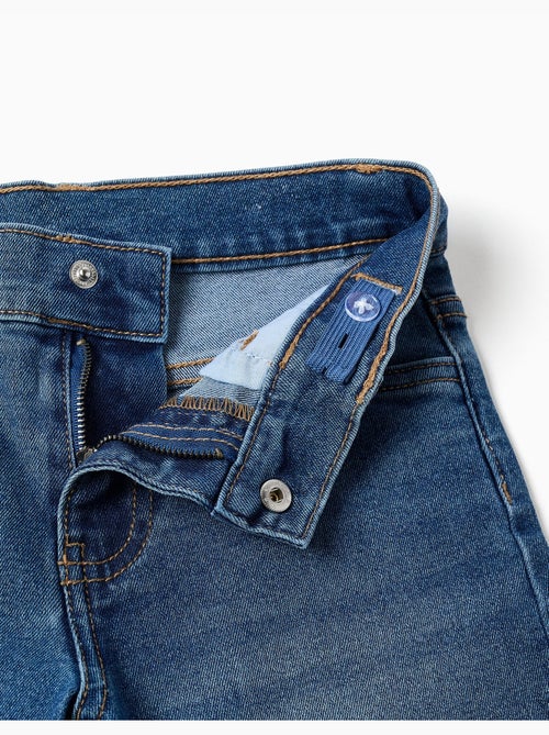 Short en jean midi avec cinq poches - Kiabi
