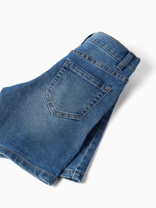 Short en jean midi avec cinq poches - Kiabi