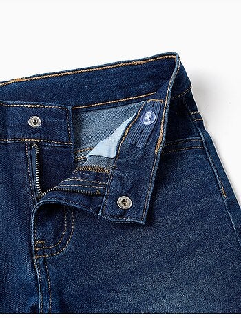 Short en jean midi avec cinq poches