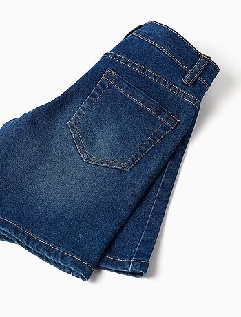 Short en jean midi avec cinq poches