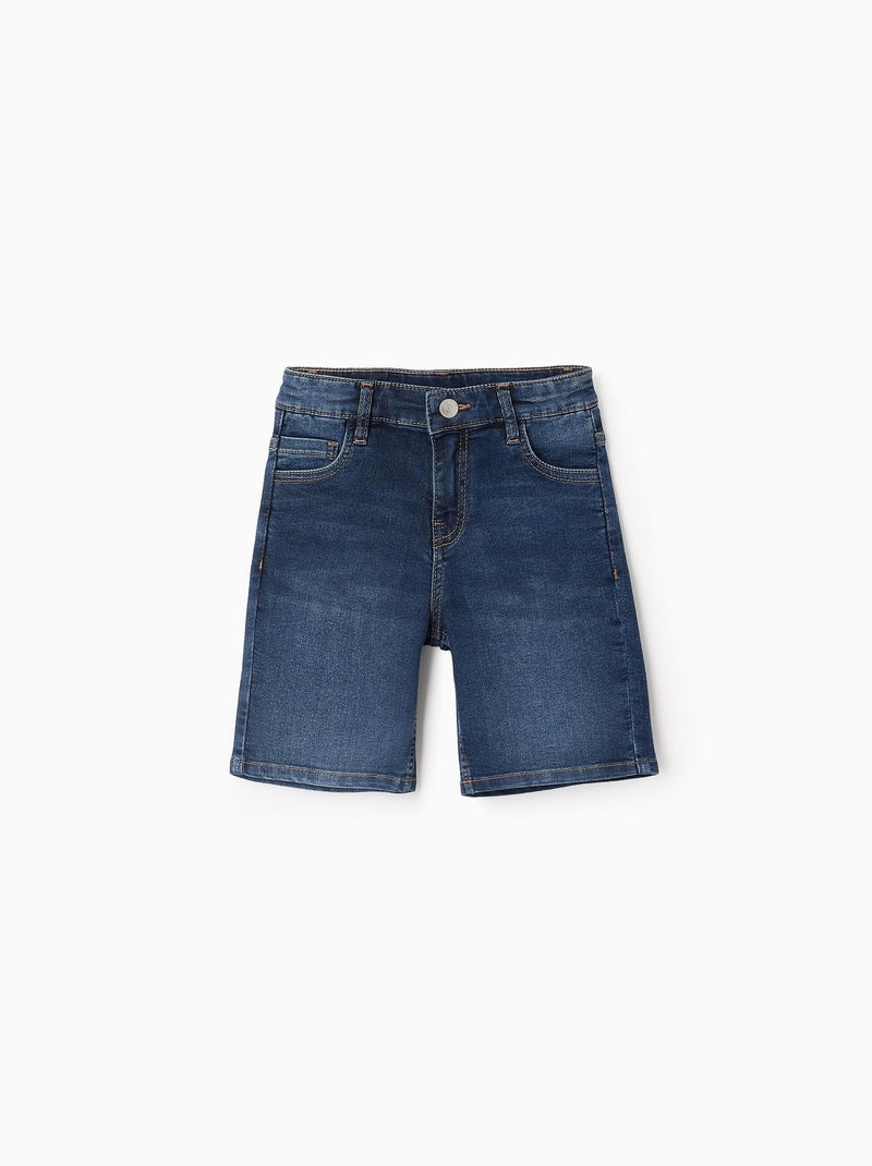 Short en Jean Midi Bleu foncé - Kiabi