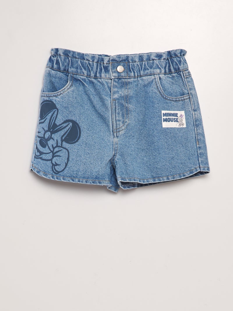 Short en jean 'Minnie' Bleu - Kiabi