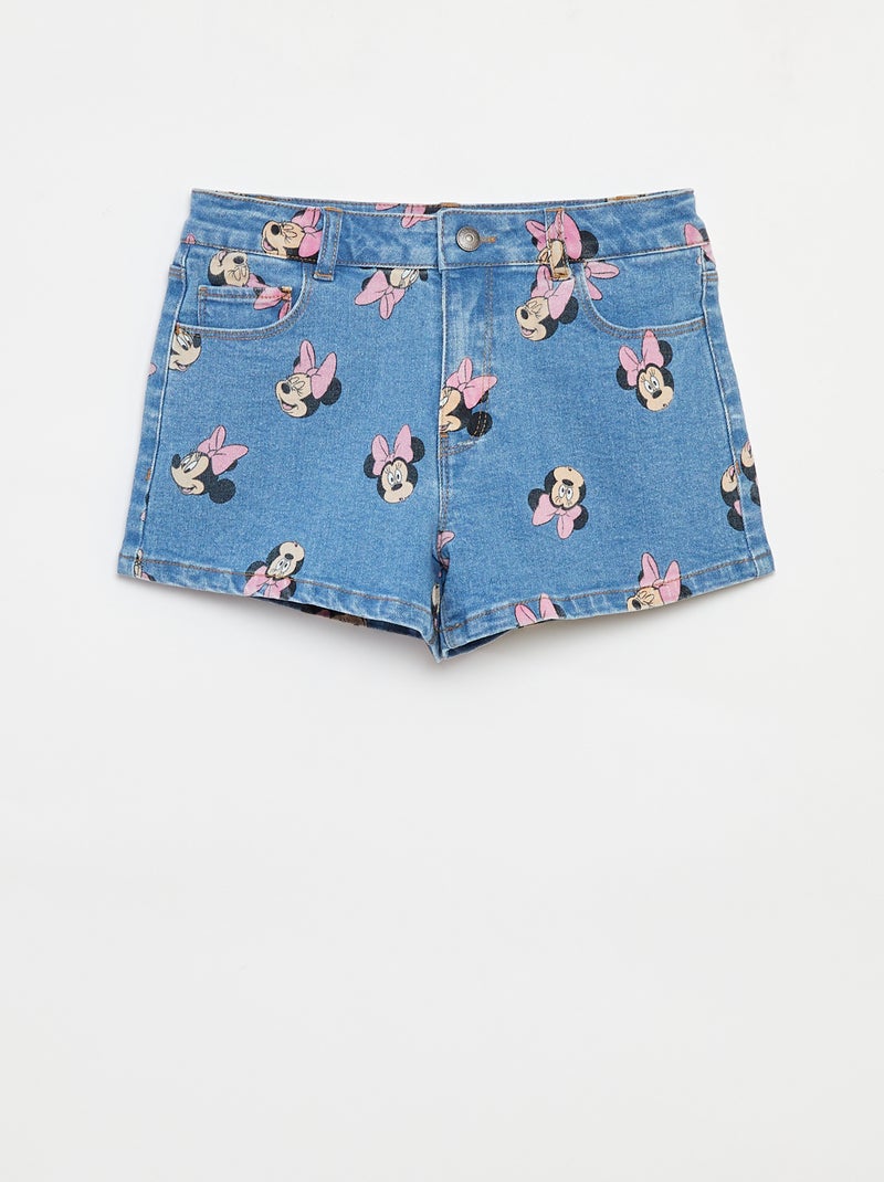 Short en jean 'Minnie' Bleu - Kiabi