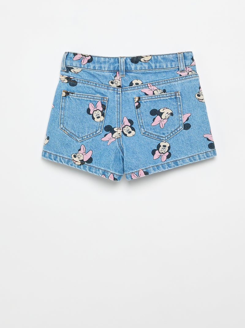 Short en jean 'Minnie' 'Disney' Bleu - Kiabi