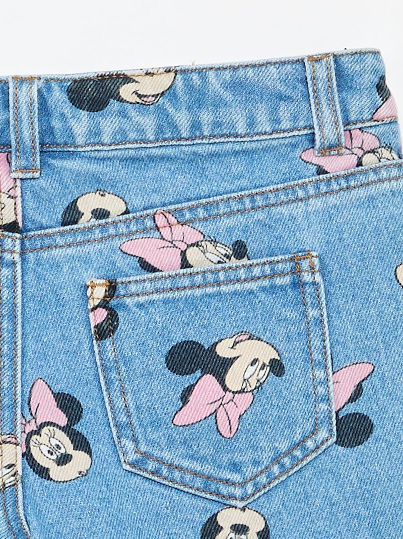 Short en jean 'Minnie' 'Disney' Bleu - Kiabi