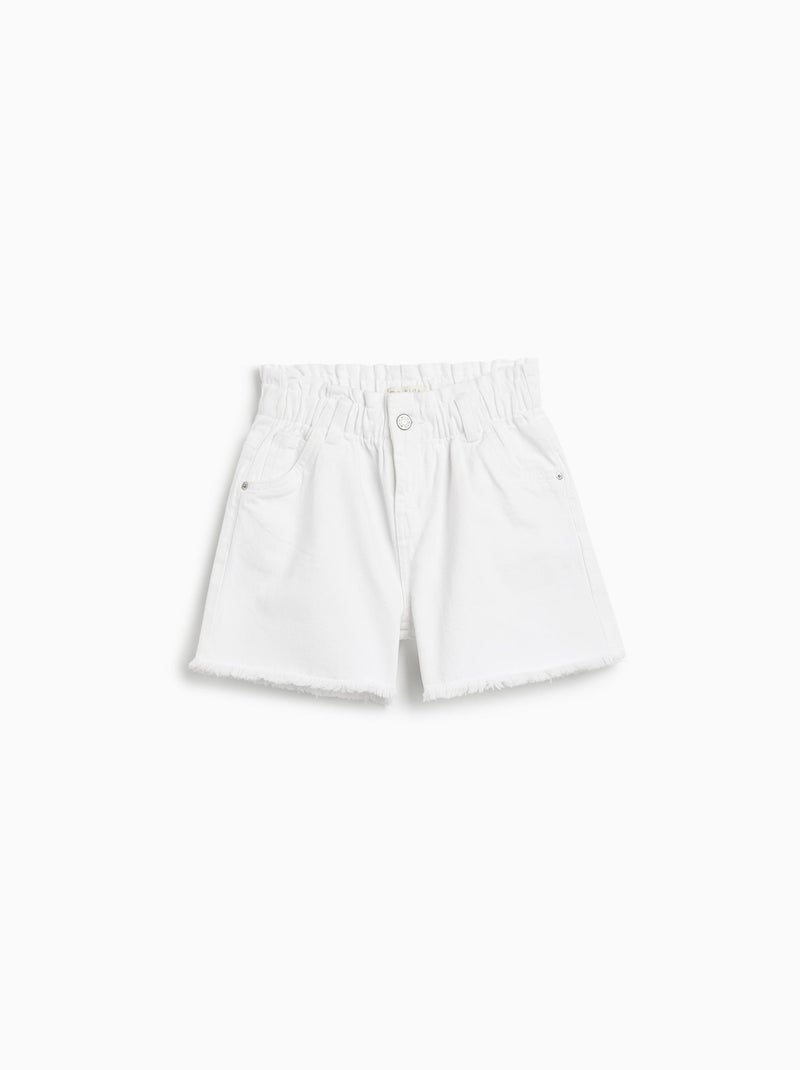 Short en jean MO Fashion Blanc - Kiabi