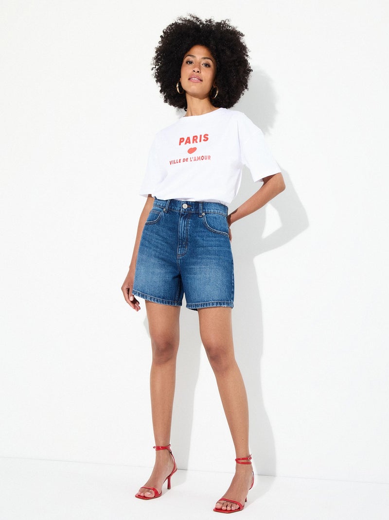 Short en jean MO Fashion Bleu - Kiabi