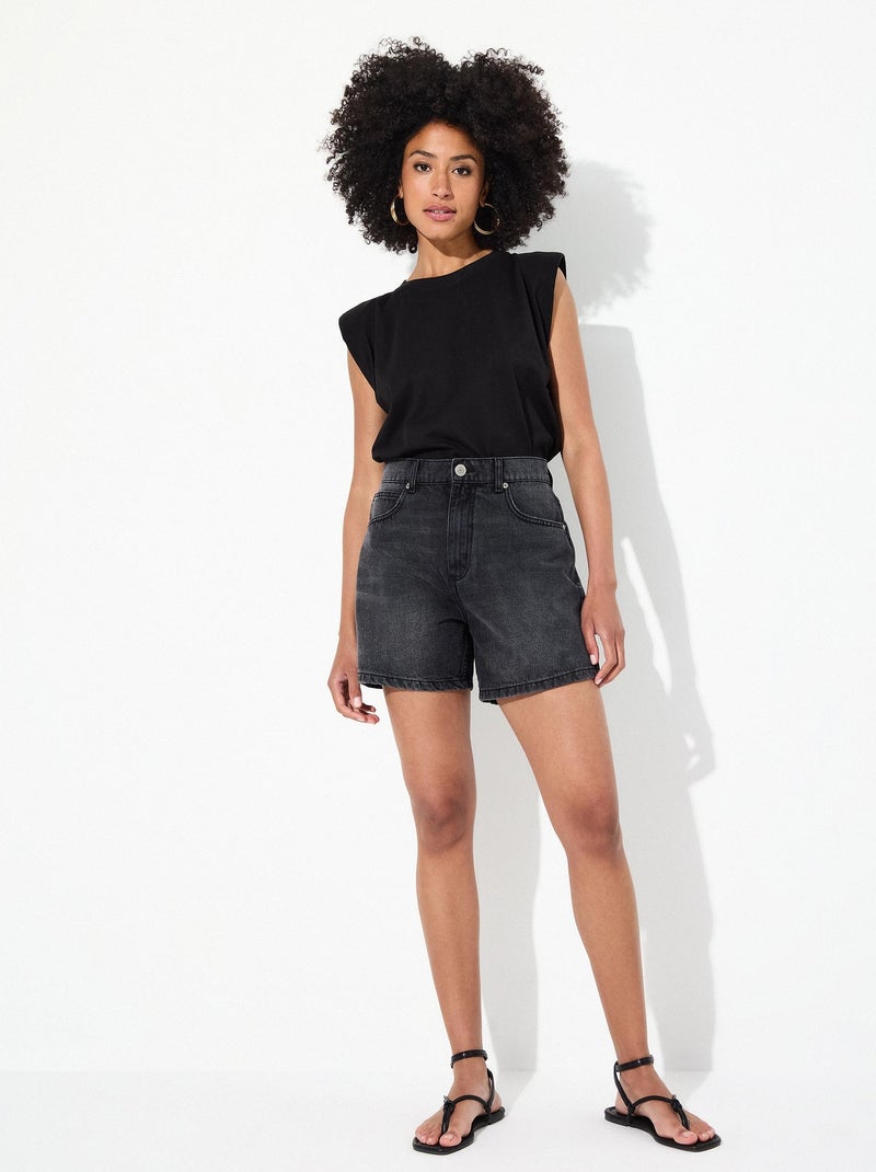 Short en jean MO Fashion Gris - Kiabi
