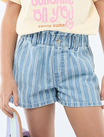 Short en jean paper bag