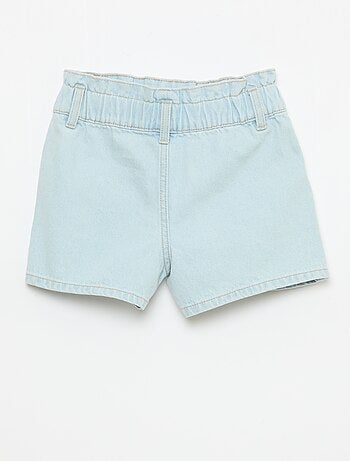 Short en jean paper bag