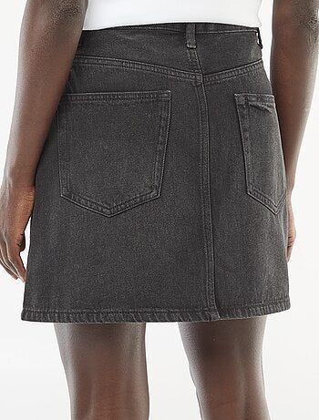 Short en jean poches tressées