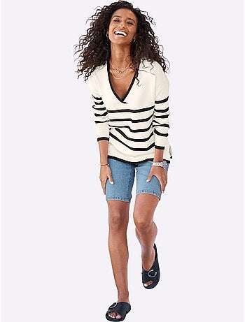 Short En Jean Qualité Coton - Taille Standard - helline