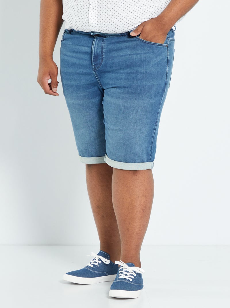 Short en jean regular Double stone - Kiabi