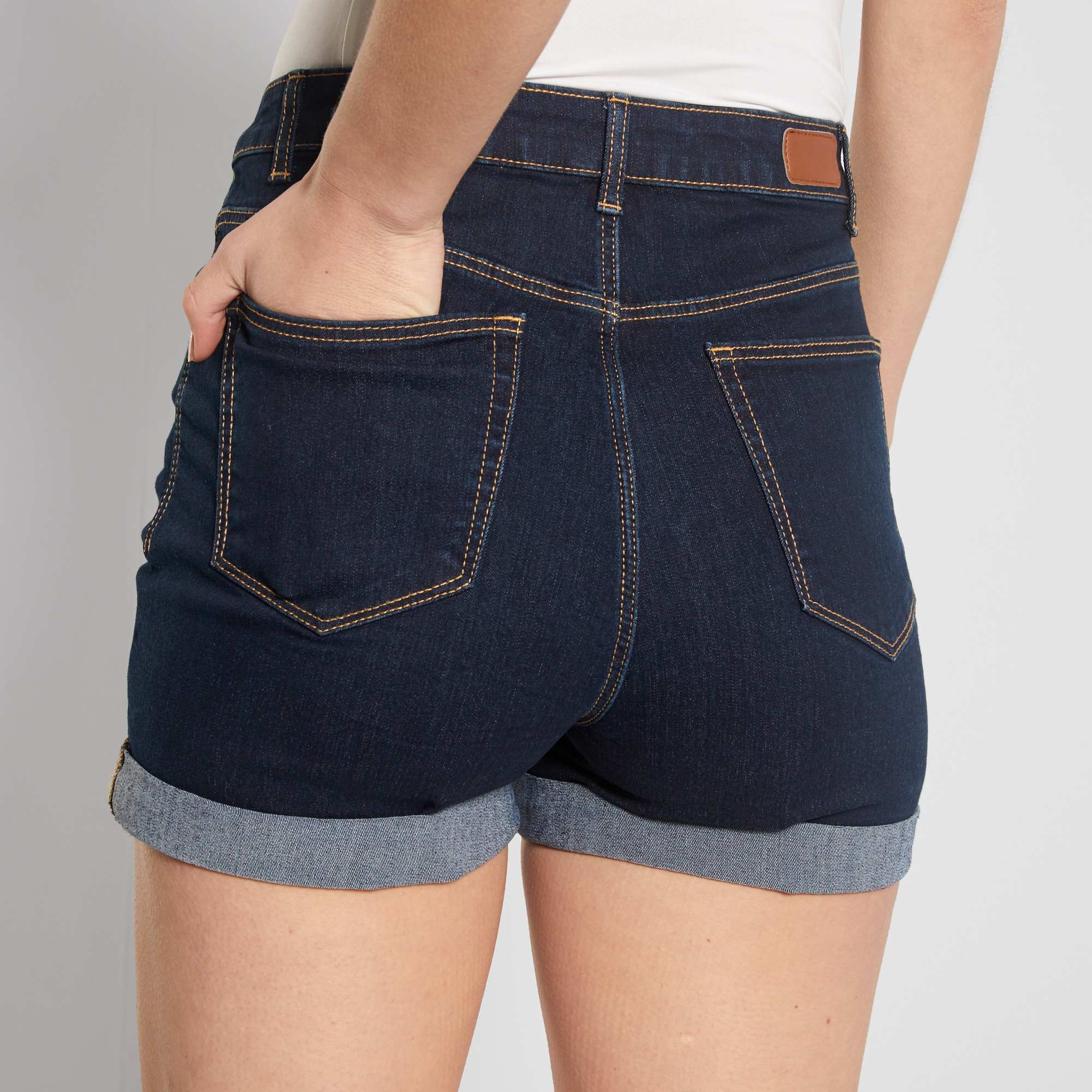 Short en jean slim femme - clair - Kiabi - 6,30€