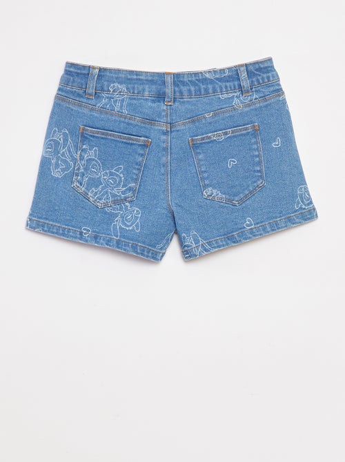 Short en jean 'Stitch' - Kiabi