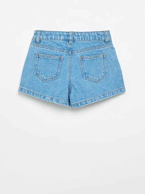 Short en jean 'Stitch' 'Disney' - Kiabi Short en jean 'Stitch' 'Disney' - Kiabi