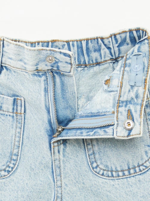 Short en jean taille haute - Kiabi