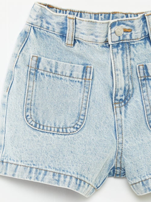 Short en jean taille haute - Kiabi