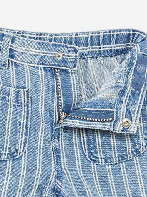 Short en jean taille haute - Kiabi