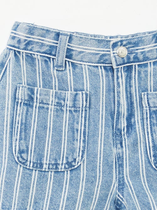 Short en jean taille haute - Kiabi