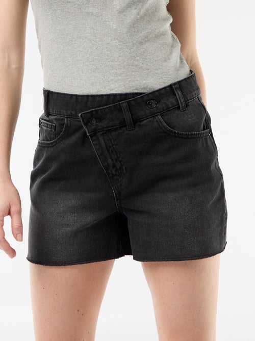 Short en jean taille haute - Kiabi