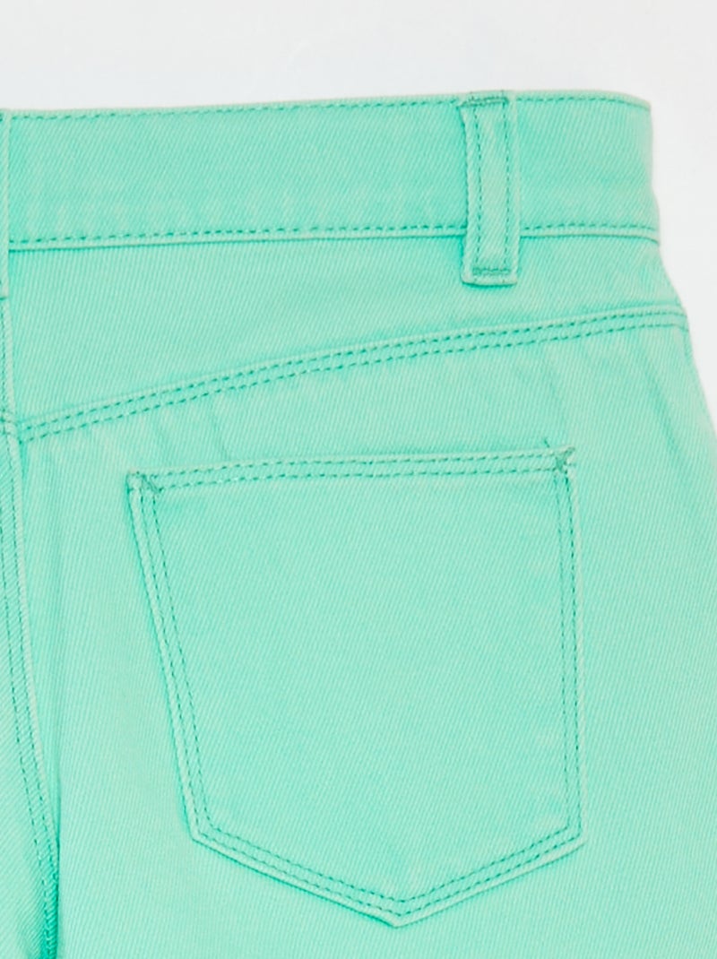 Short en jean VERT - Kiabi