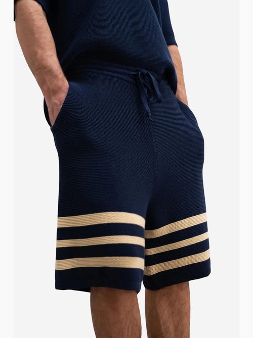 Short en jersey de coton à rayures pour homme giesto - Kiabi Short en jersey de coton à rayures pour homme giesto - Kiabi
