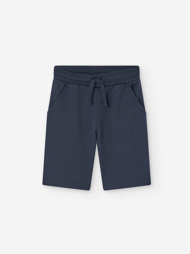 Short en Jersey de Coton Bleu clair - Kiabi