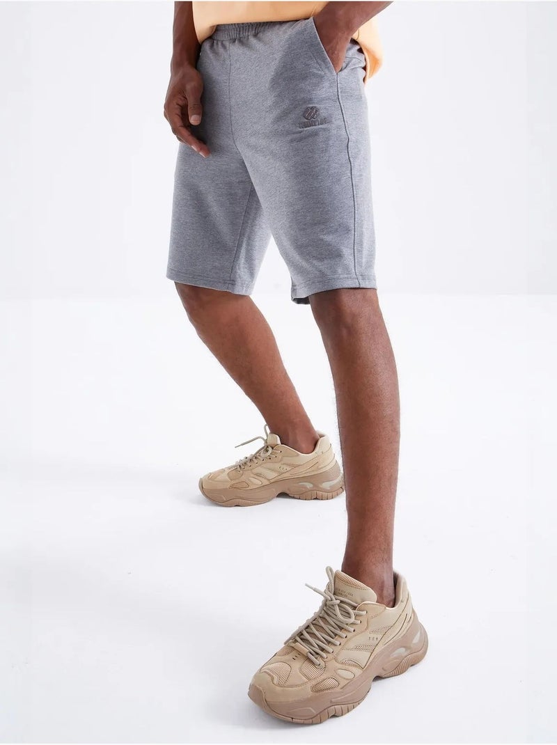Short en jersey homme à taille coulissée tommy Gris clair - Kiabi