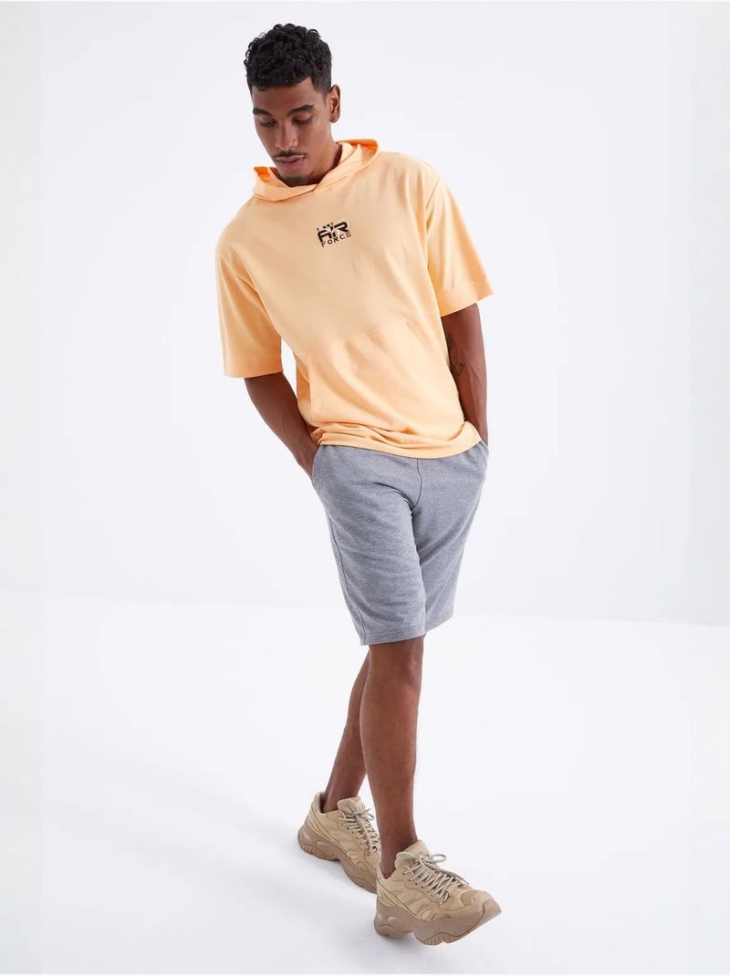Short en jersey homme à taille coulissée tommy Gris clair - Kiabi