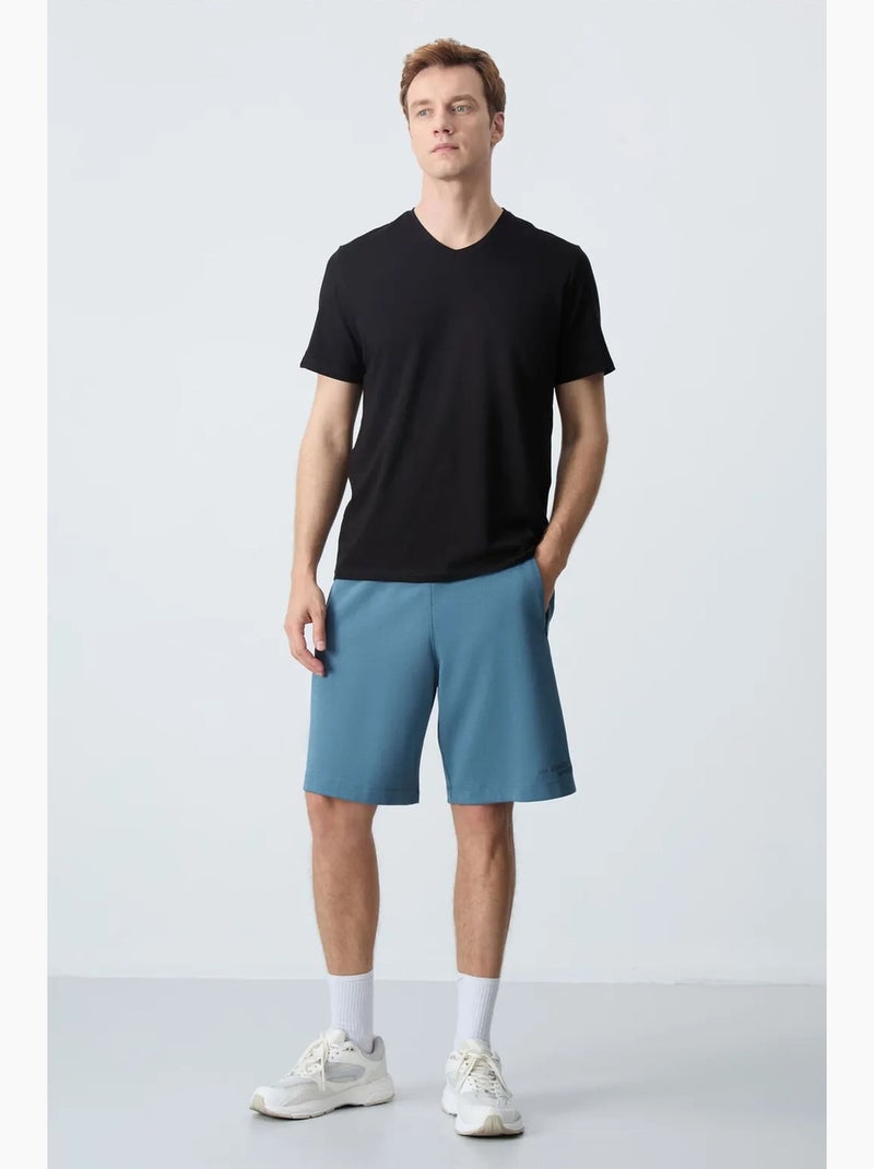 Short en jersey homme, coupe regular tommy Bleu - Kiabi