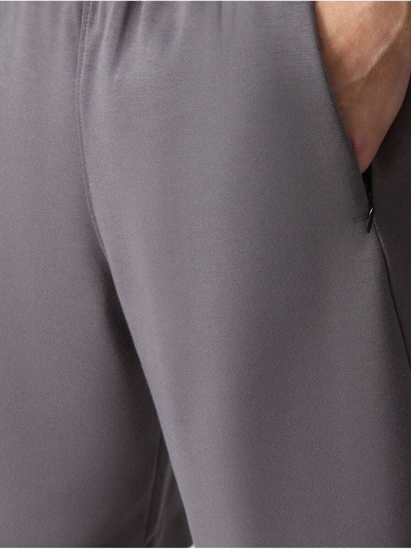 Short en jersey homme, coupe regular tommy Gris Noir - Kiabi