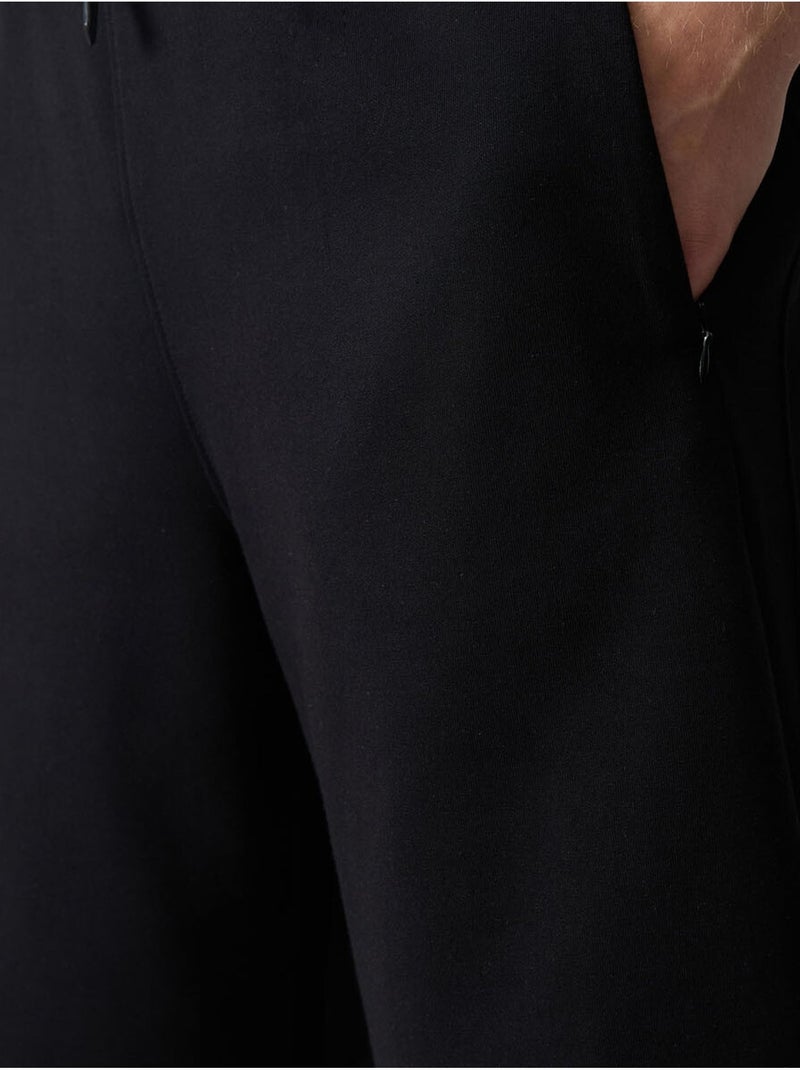 Short en jersey homme, coupe regular tommy Noir - Kiabi