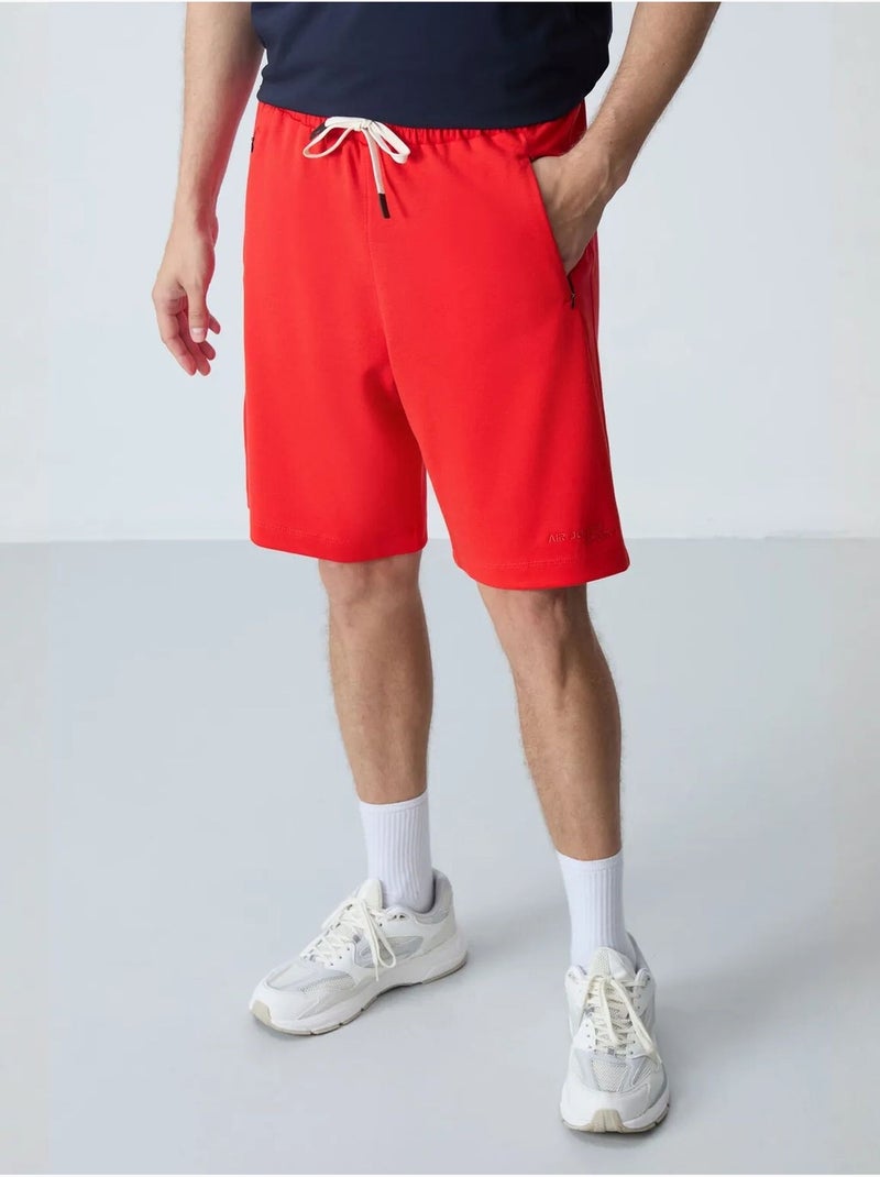 Short en jersey homme, coupe regular tommy Rouge - Kiabi