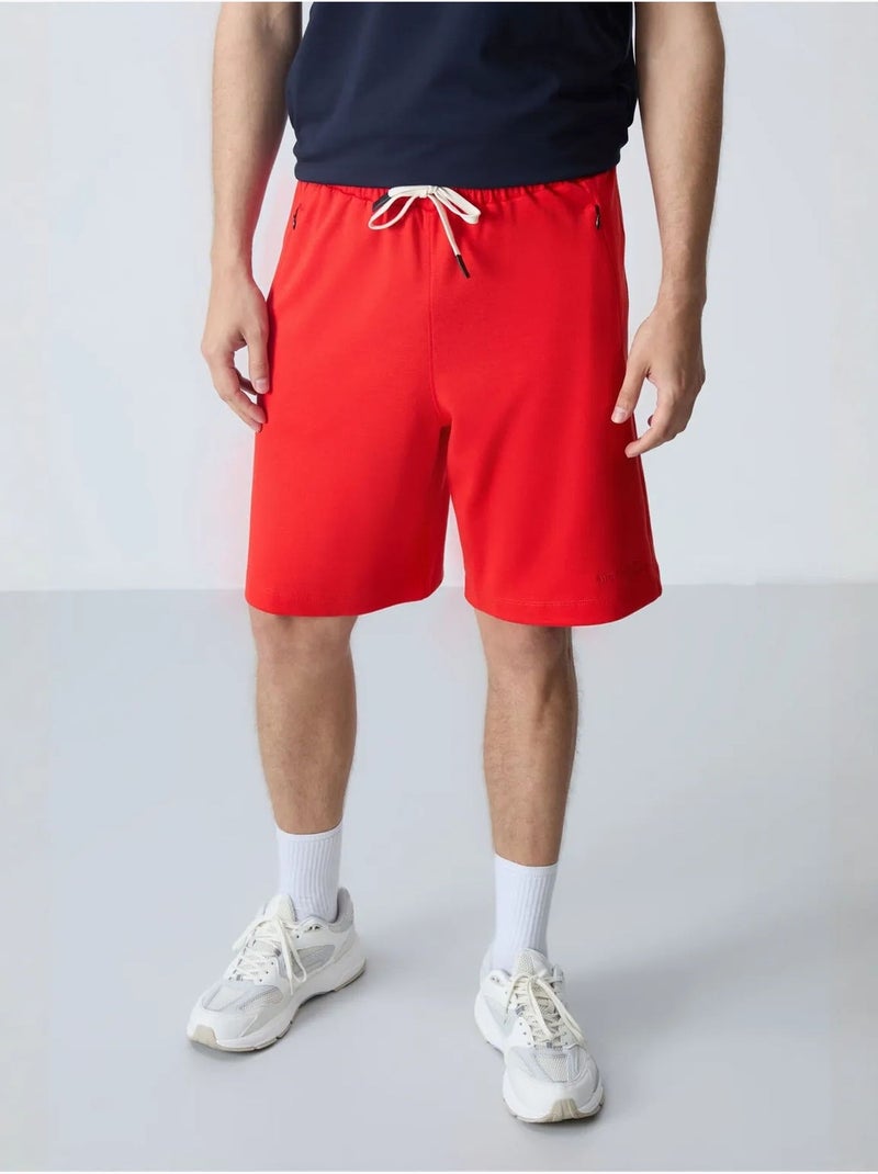 Short en jersey homme, coupe regular tommy Rouge - Kiabi