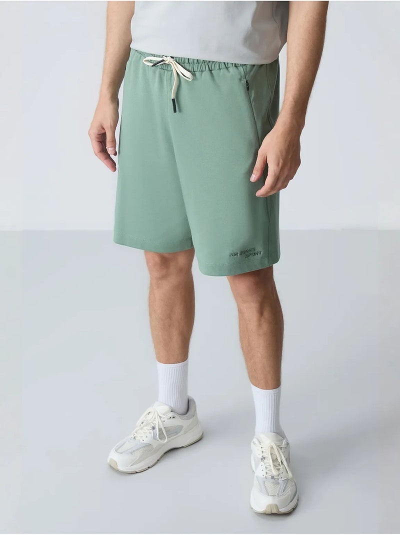 Short en jersey homme, coupe regular tommy Vert - Kiabi