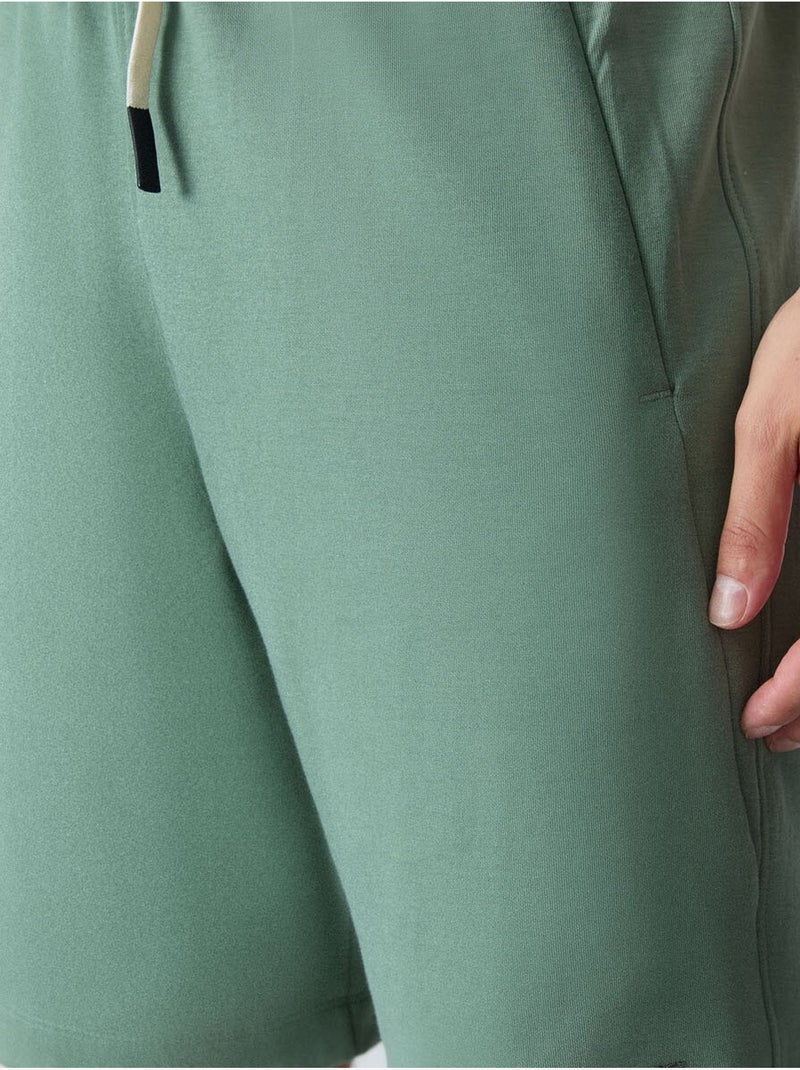 Short en jersey homme, coupe regular tommy Vert - Kiabi