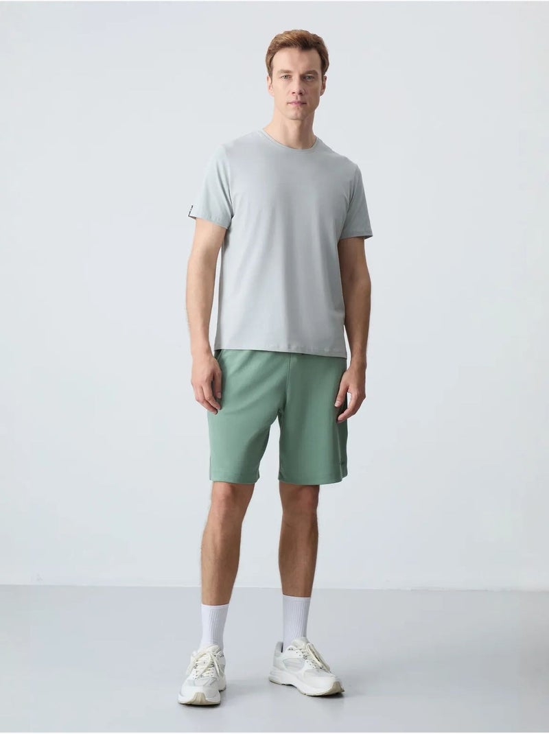Short en jersey homme, coupe regular tommy Vert - Kiabi