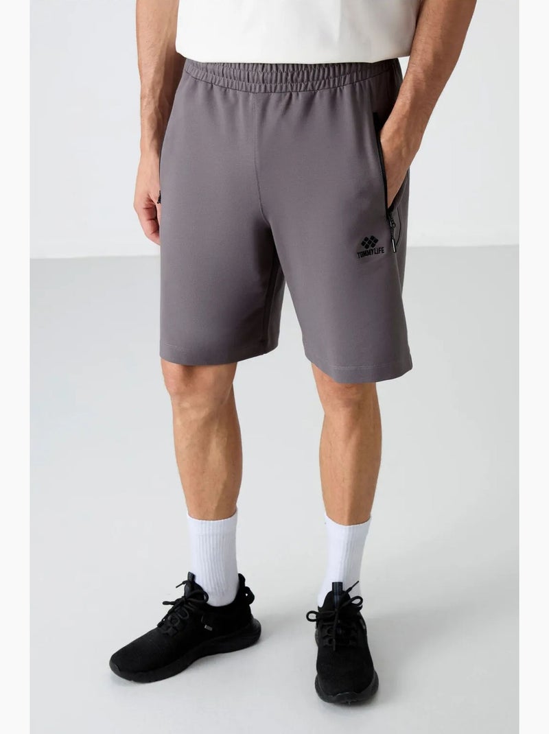 Short en jersey homme tommy Blanc Gris - Kiabi