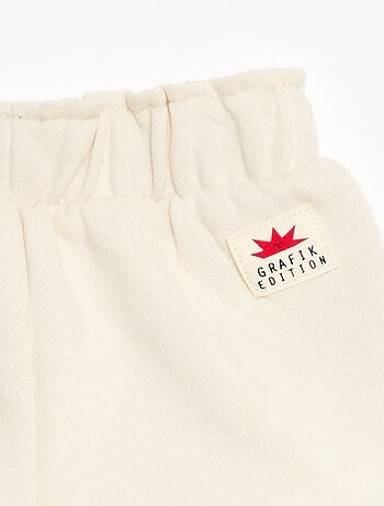 Short en jersey imprimé