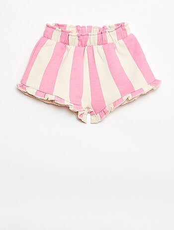 Short en jersey imprimé