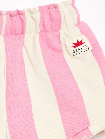 Short en jersey imprimé