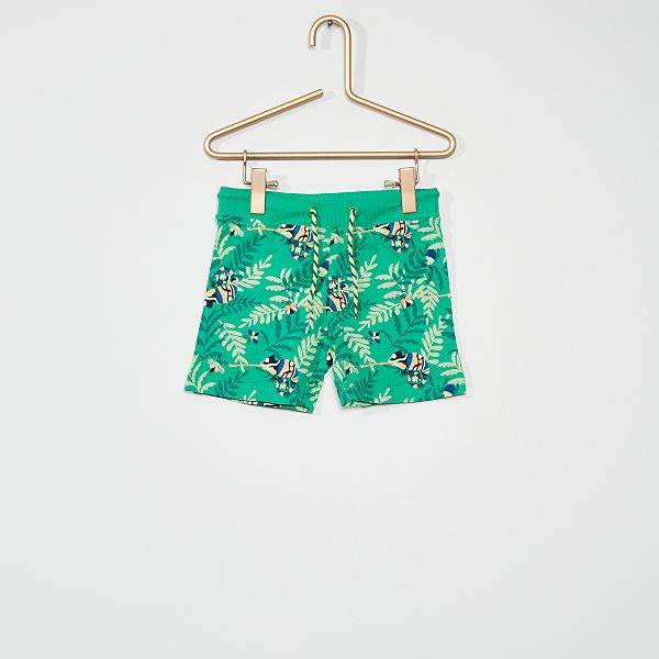 Short En Jersey Imprime Bebe Garcon Vert Kiabi 3 60