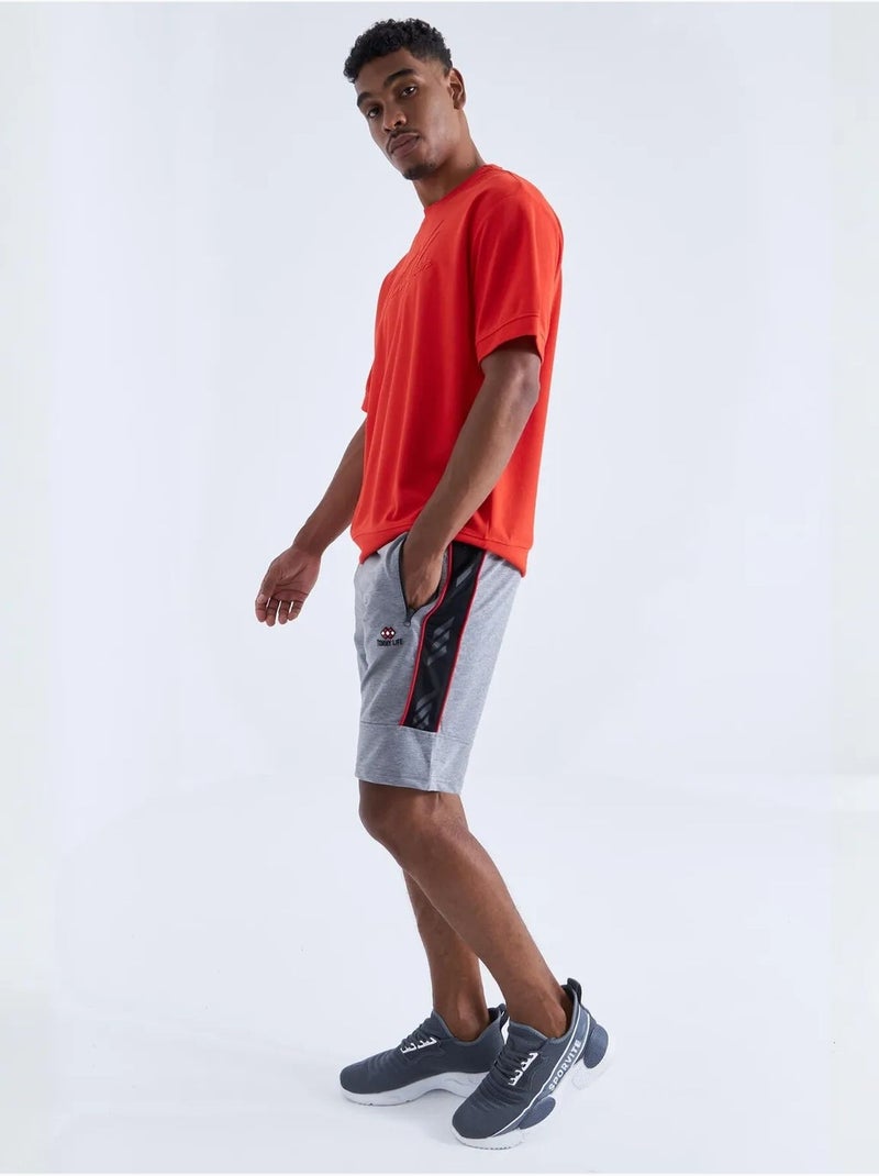 Short en jersey rayé pour homme tommy Gris - Kiabi