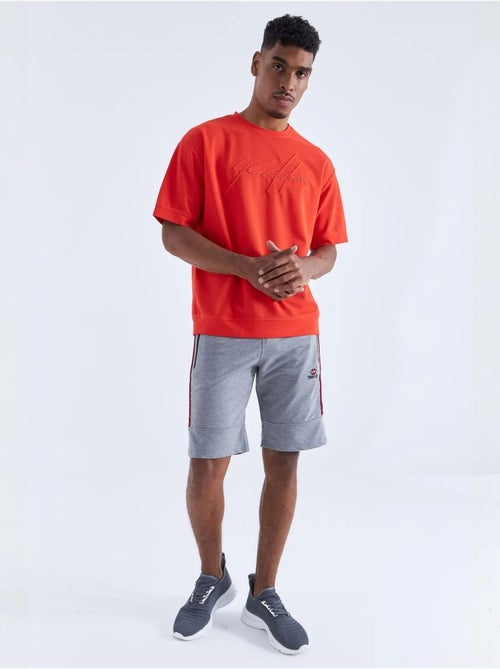 Short en jersey rayé pour homme tommy - Kiabi Short en jersey rayé pour homme tommy - Kiabi